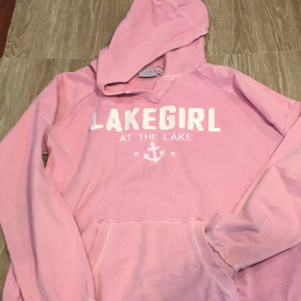 Lakegirl Pink Hoodie . Sz LG Pink